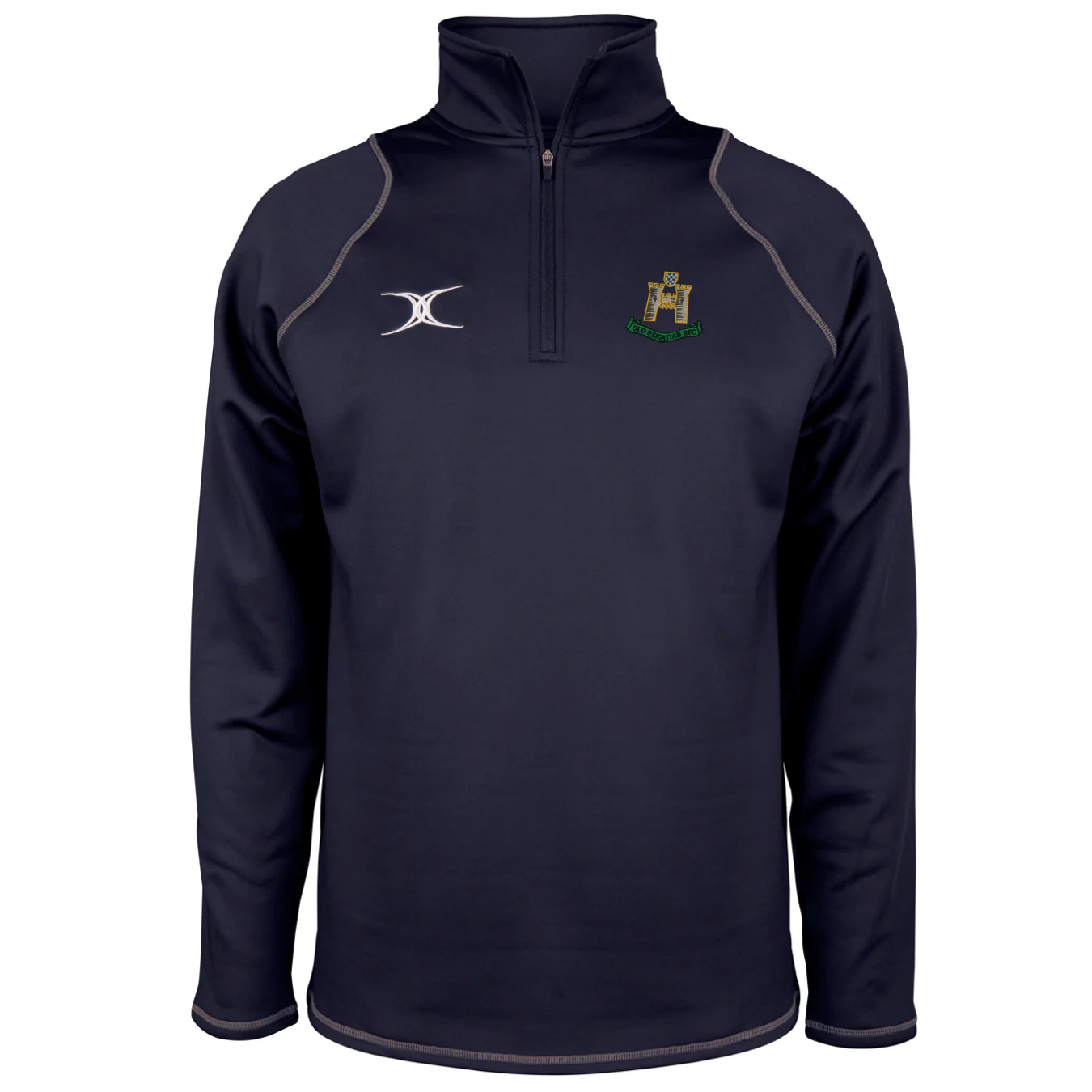 Old Reigatian RFC Junior's Dark Navy Quest Mens 1/4 Zip Fleece