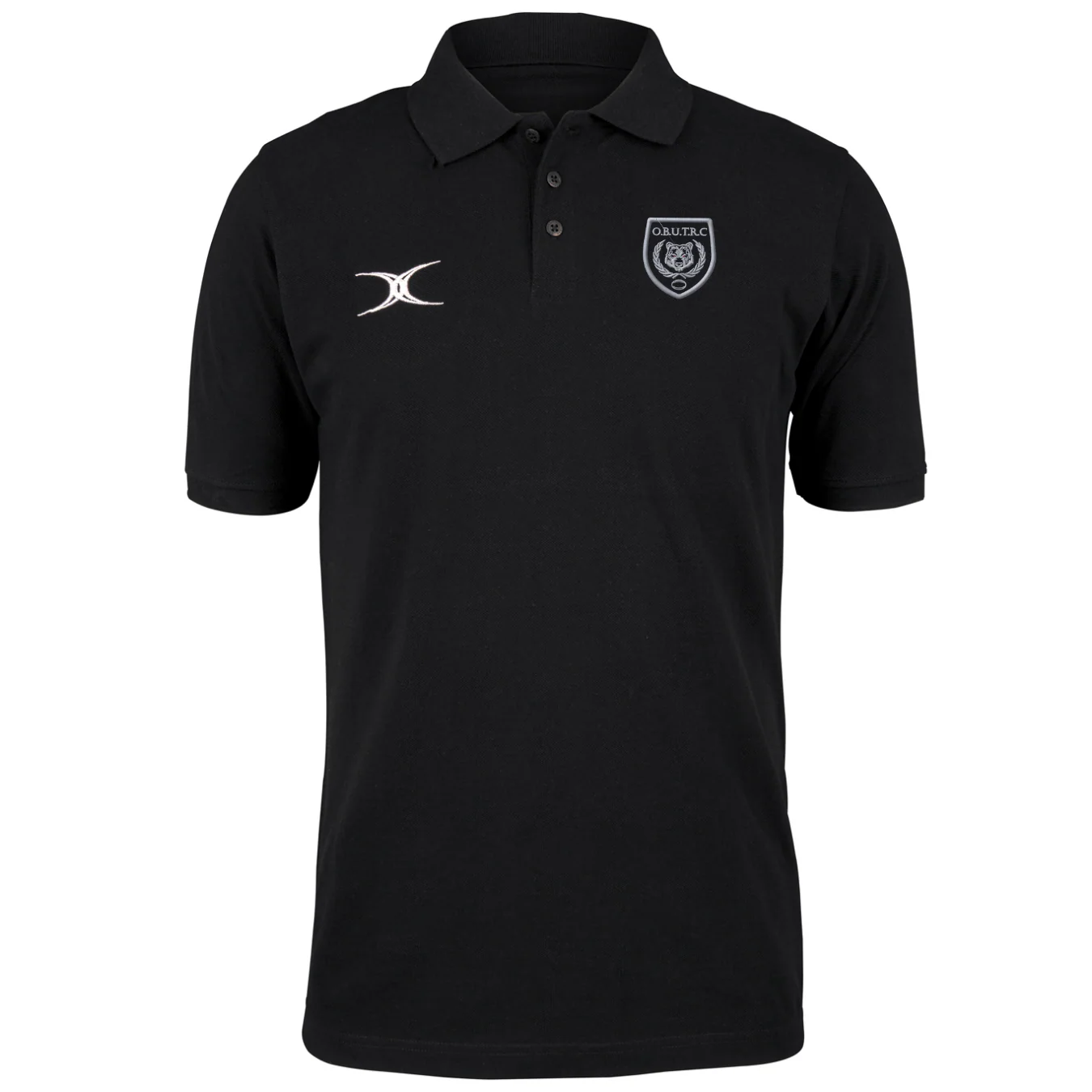 Oxford Brooks University TRC Senior's Black Quest Mens Polo