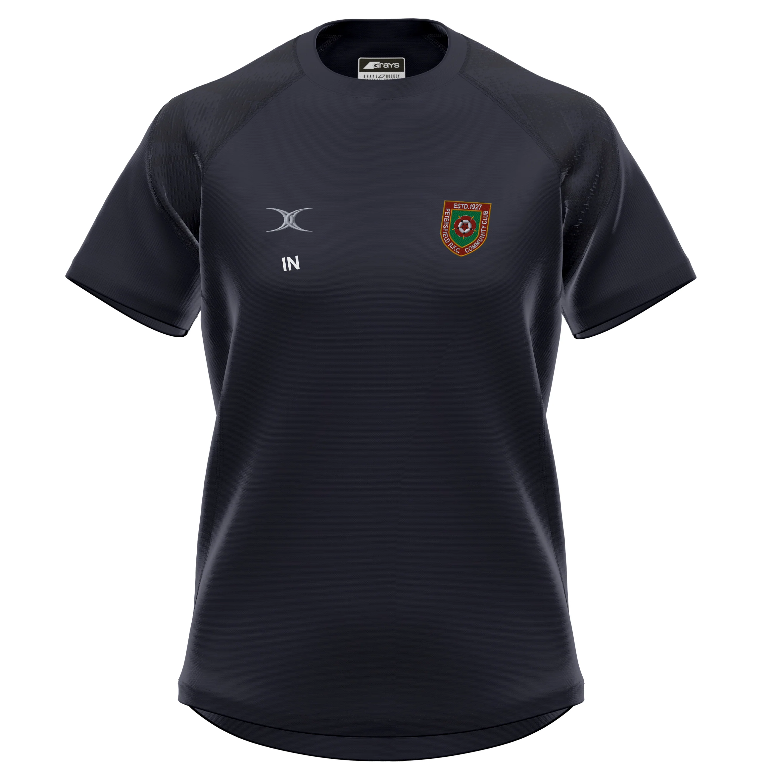 Petersfield RFC Girls Black GTS S/S Shirt