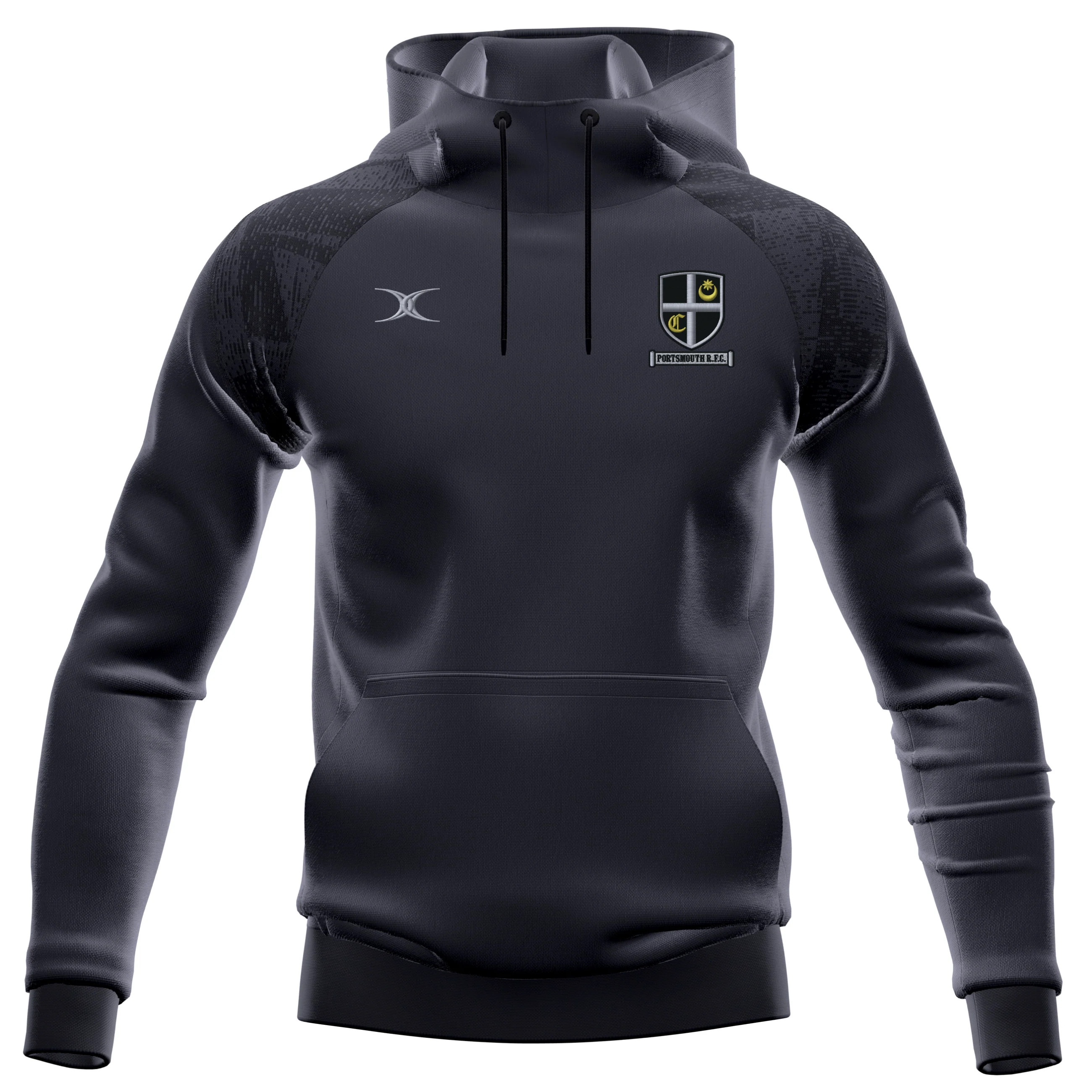 Portsmouth RFC Senior's Black GTS Hoodie
