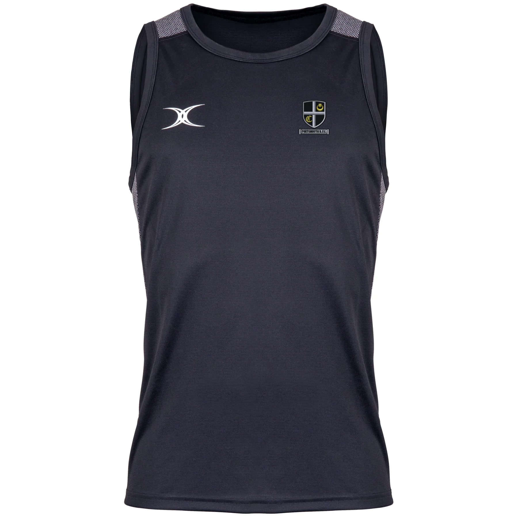 Portsmouth RFC Senior's Black Pro Vest