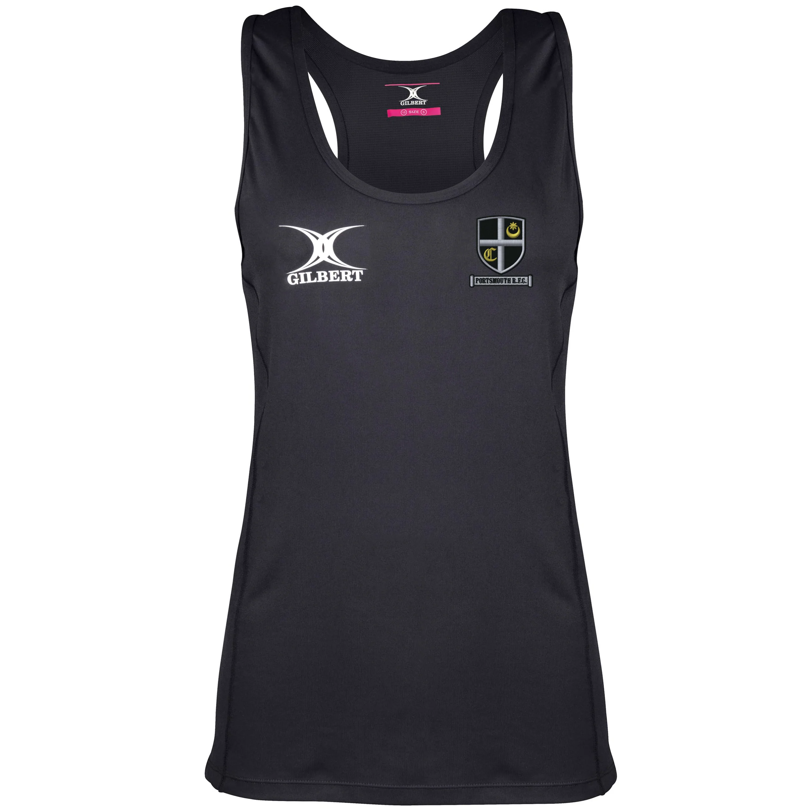 Portsmouth RFC Women's Black Pro Synergie Vest