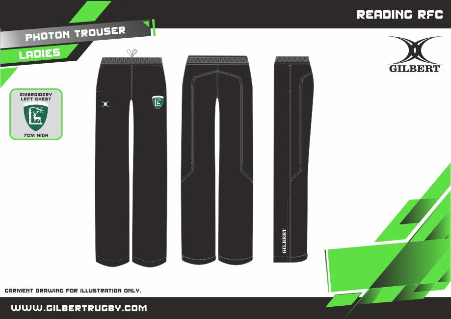 Reading RFC Adult's Black Photon Trousers - Ladies - Image 2