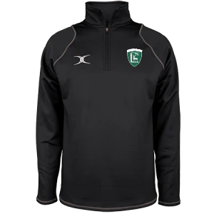 Reading RFC Adult's Black Quest 1/4 Zip Fleece