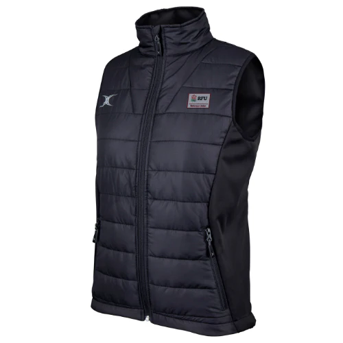 RFU Referees Union Women's Black Pro Ladies Body Warmer