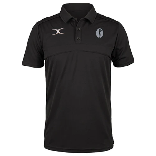 Rugga Coffee Senior's Black Photon II S/S Polo Shirt