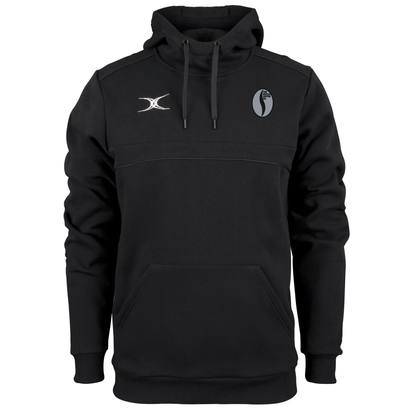 Rugga Coffee Senior's Black Photon Mens Hoodie