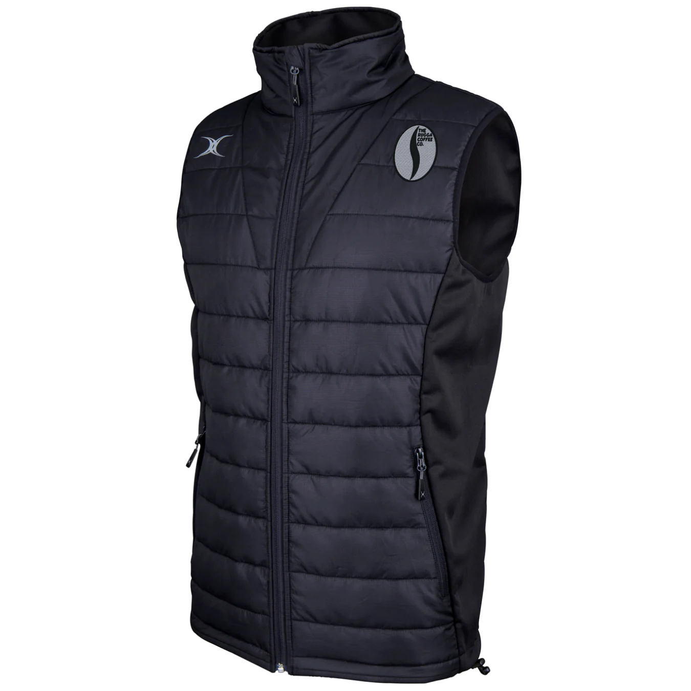 Rugga Coffee Senior's Black Pro Mens Body Warmer
