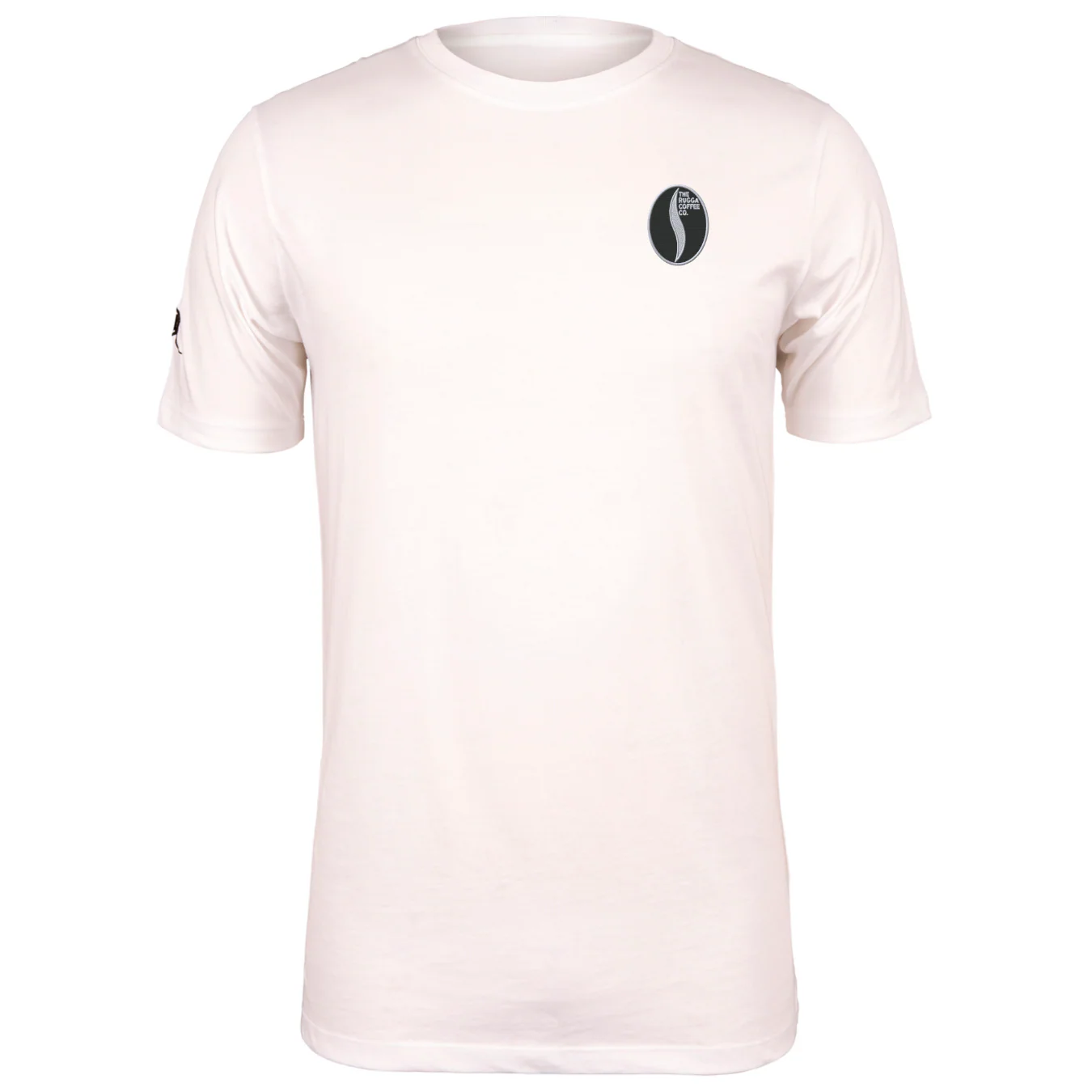 Rugga Coffee Senior's White Quest Mens Tee