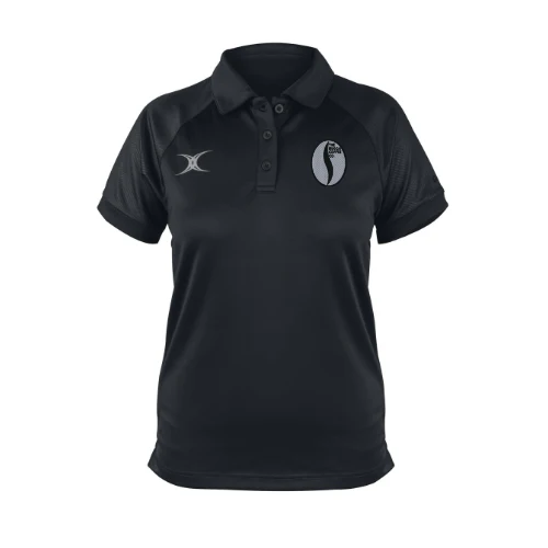 Rugga Coffee Women's Black Evo S/S Polo Shirt
