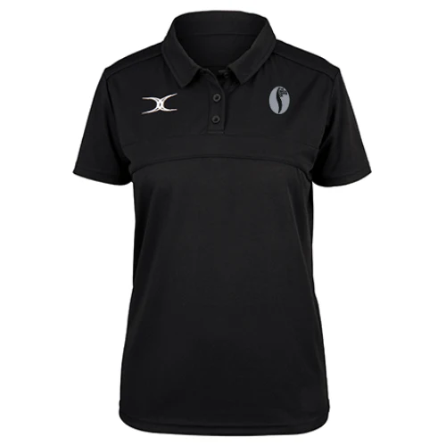 Rugga Coffee Women's Black Photon II S/S Polo Shirt