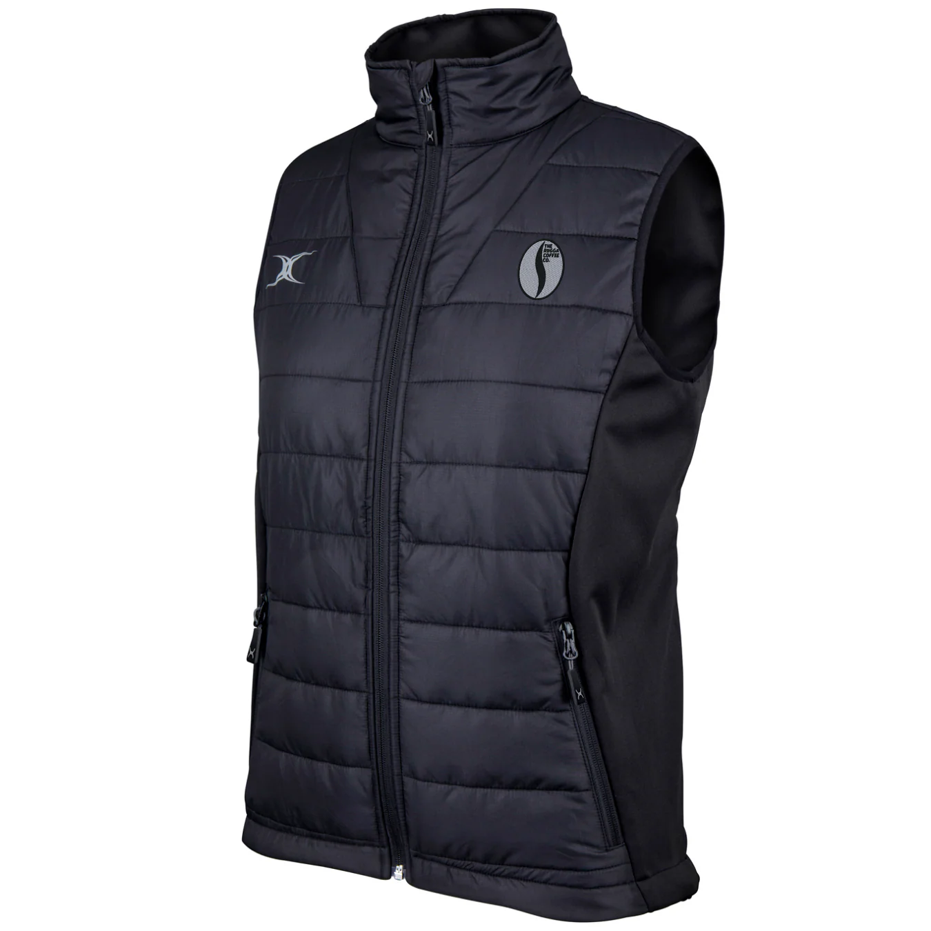 Rugga Coffee Women's Black Pro Ladies Body Warmer