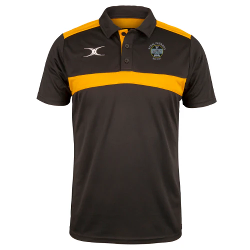 Rydal Penrhos RFC Senior's Black / Gold Photon Mens Polo