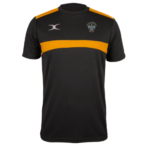 Rydal Penrhos RFC Senior's Black / Gold Photon Mens Tee