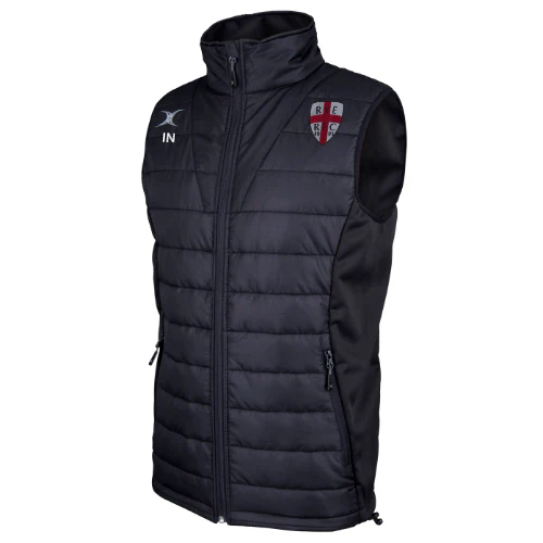 Rye Rugby Club Adult's Black Pro Body Warmer - Coaches Only