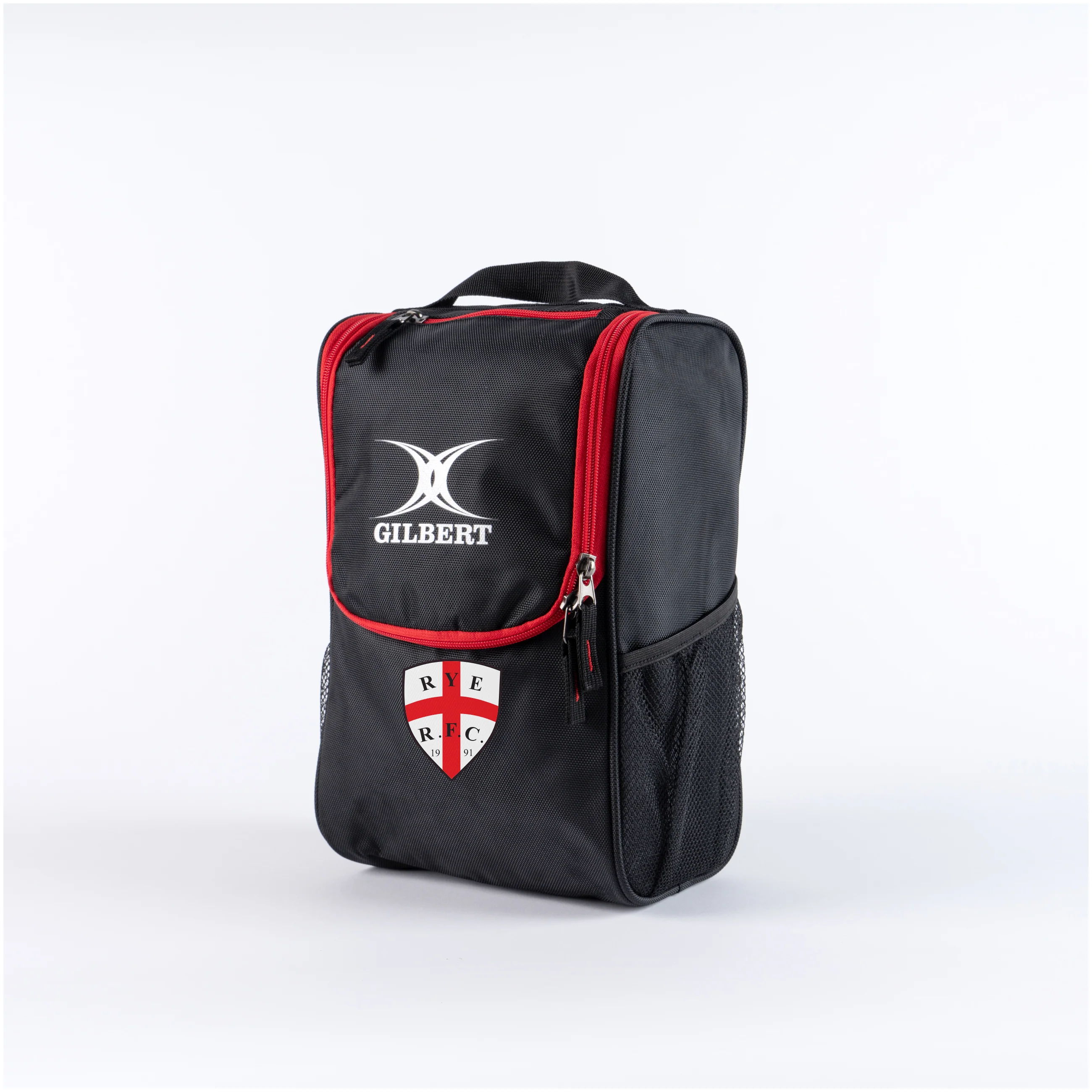Rye Rugby Club Senior's Black / Red Club V4 Bootbag