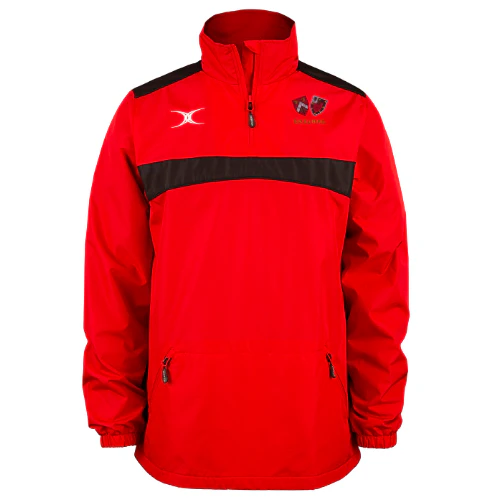 Saints Rugby Adult's Red / Black Photon Mens 1-4 Zip Jacket