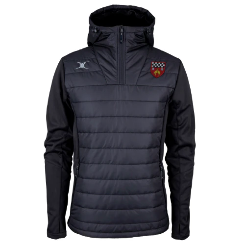 Skipton RFC Adult's Black Pro Active Quater Zip Jacket