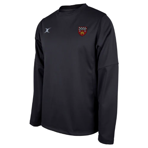 Skipton RFC Adult's Black Pro Warm Up Top