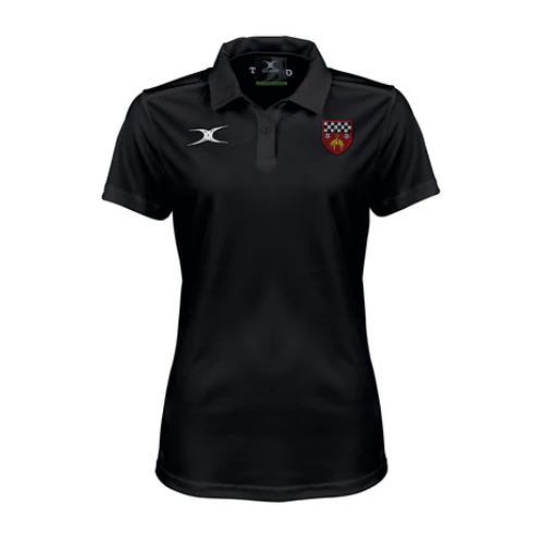 Skipton RFC Black Photon II S/S Polo Shirt Womens - Image 2