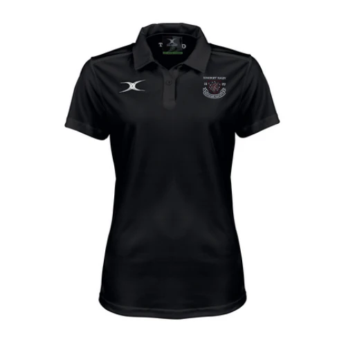 Somerset Rugby Referees Society Women's Black Photon II S/S Polo Shirt