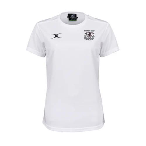 Somerset Rugby Referees Society Women's White Photon II Short Sleeve T-Shirt