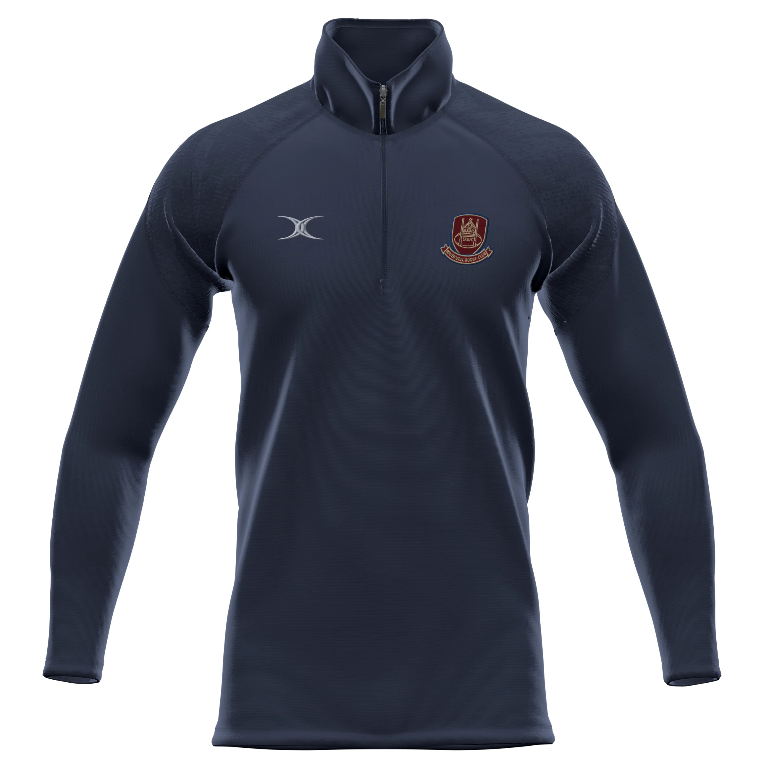 Southwell RUFC Senior's Dark Navy GTS 1/4 Zip Fleece