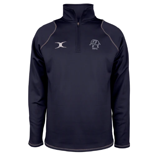 Spalding RFC Child's Dark Navy Quest Mens 1/4 Zip Fleece