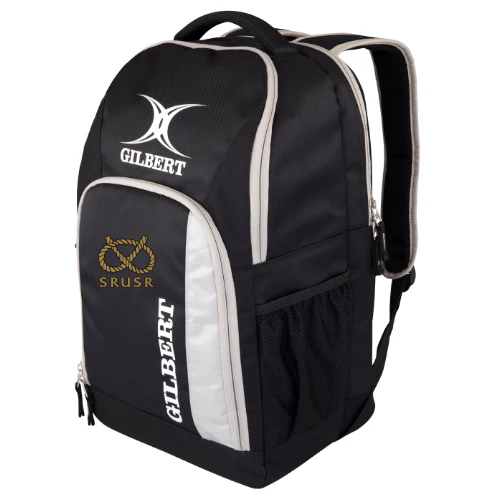 Staffordshire Rugby Union Society of Referees Adult's Black Club Rucksack V3