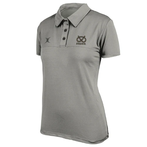 Staffordshire Rugby Union Society of Referees Ladies Grey Pro Polo