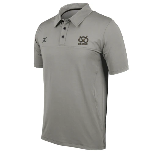 Staffordshire Rugby Union Society of Referees Men's Grey Pro Polo