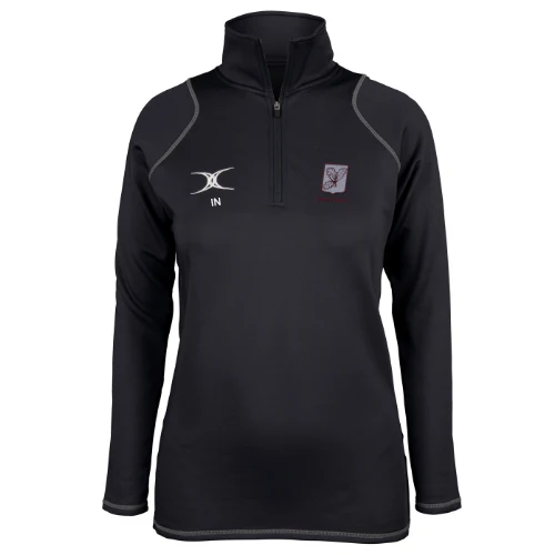 Surrey Rugby Adult's Black Quest Ladies 1/4 Zip Fleece