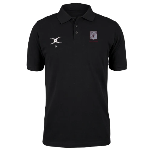 Surrey Rugby Adult's Black Quest Mens Polo
