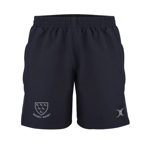 Sussex RFU Adult's Dark Navy Evo Shorts