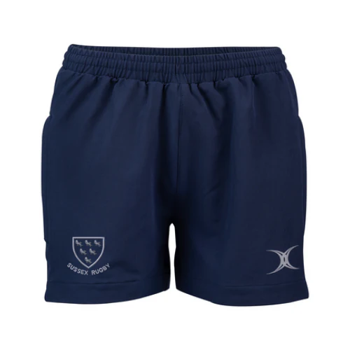 Sussex RFU Women's Dark Navy Evo Shorts