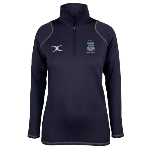 Sussex Rugby Referees Women's Dark Navy Quest Ladies 1/4 Zip Fleece