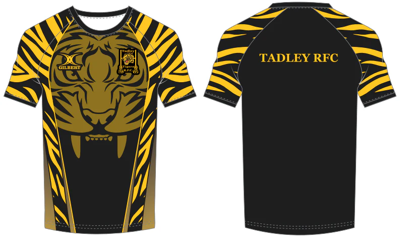 Tadley RFC Senior's Black / Yellow Atlas S/S Tee Shirt