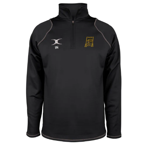 Tadley Tigers Child's Black Quest Men's 1/4 Zip Fleece