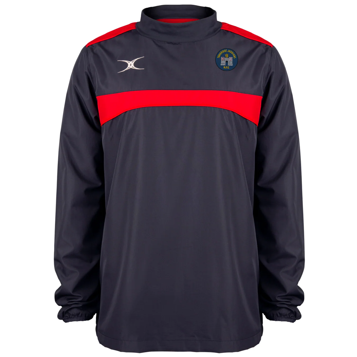 Tonbridge Juddians RFC Junior's Dark Navy / Red Photon Mens Warm Up Jacket