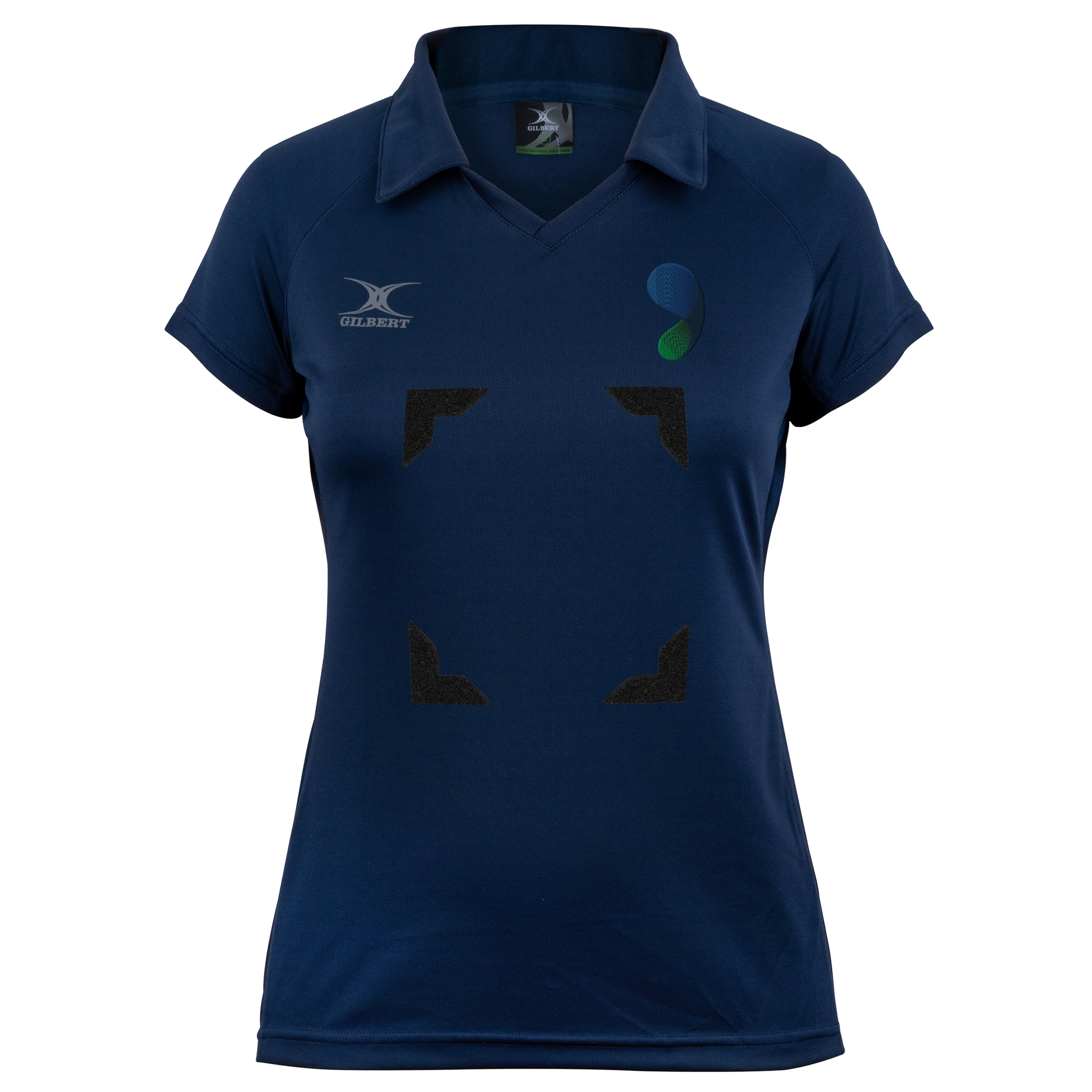 Walderslade & Greenacre Women's Dark Navy Eclipse S/S With H/LShirt
