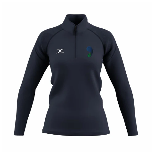 Walderslade & Greenacre Women's Dark Navy GTS 1/4 Zip Fleece