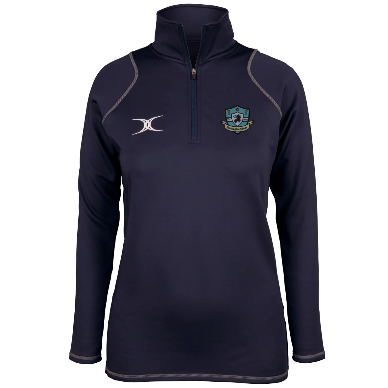 Warrington Select RFC Women's Dark Navy Quest Ladies 1/4 Zip Fleece - No initials
