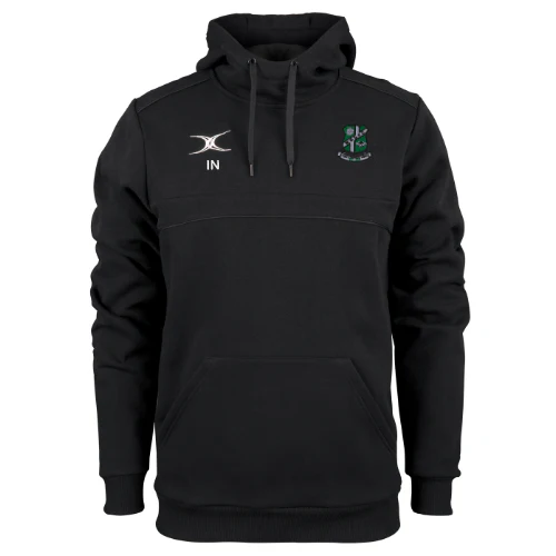 Wharfedale RUFC Adult's Black Photon Hoodie Initialed
