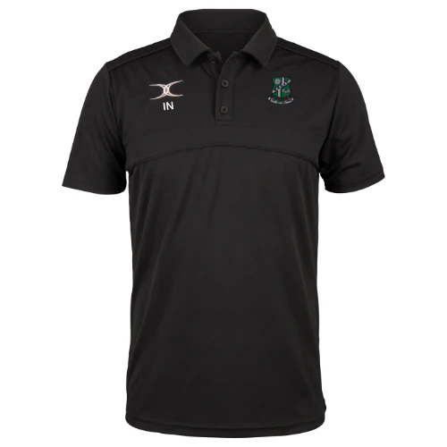 Wharfedale RUFC Adult's Black Photon Polo Initialed