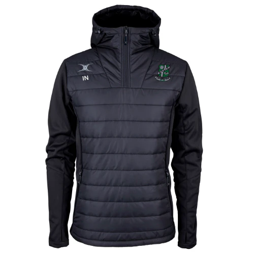 Wharfedale RUFC Adult's Black Pro Active Quarter Zip Initialed