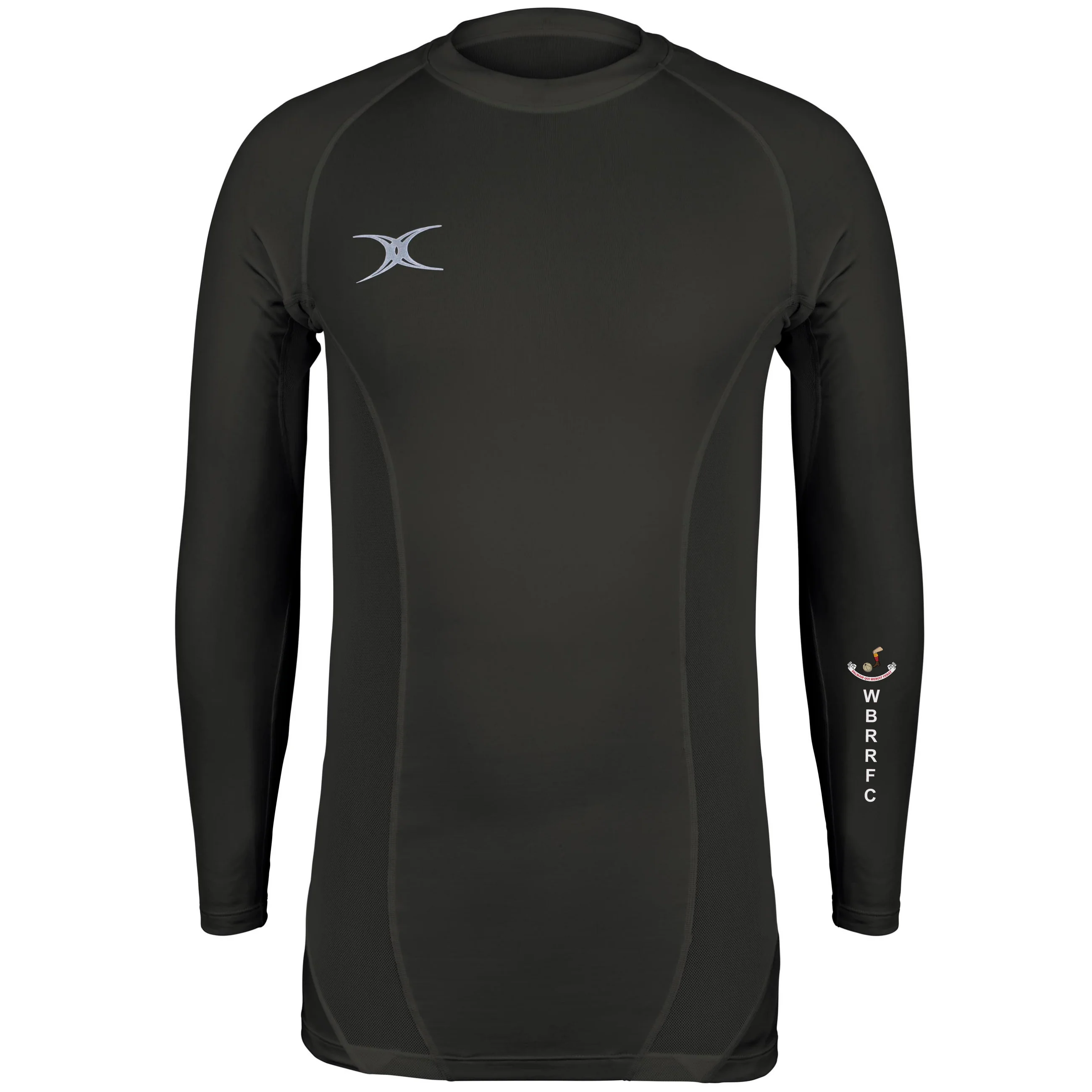 Whitley Bay Rockcliff RFC Junior's Black Atomic X II Baselayer Top