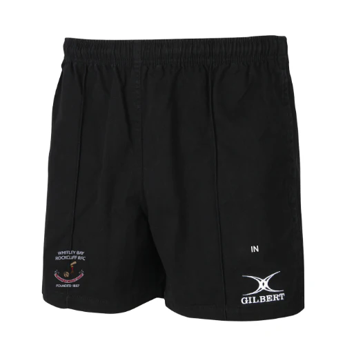 Whitley Bay Rockcliff RFC Juniors Black Kiwi Pro Shorts