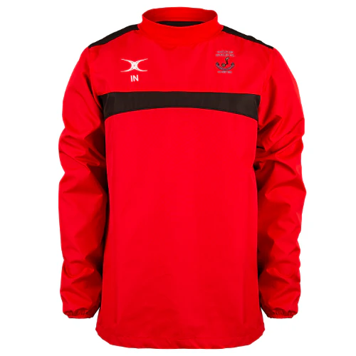 Whitley Bay Rockcliff RFC Seniors Red / Black Photon Warm Up Jacket