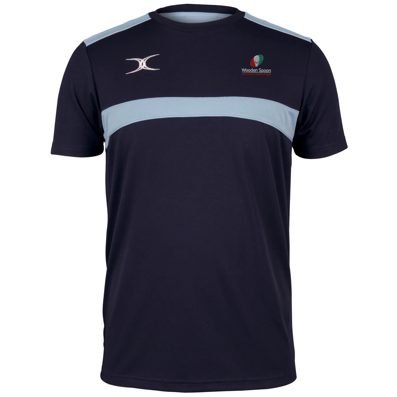 Wooden Spoon Junior's Dark Navy / Sky Photon Mens Tee