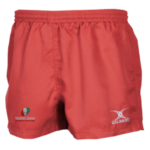 Wooden Spoon Junior's Red Saracen V3 Match Shorts